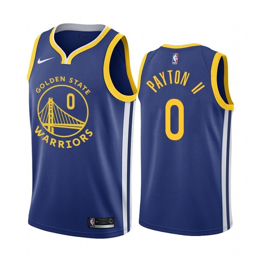 Gary Payton Ii Golden State Warriors 2021 Icon Edition Royal #0 Jersey