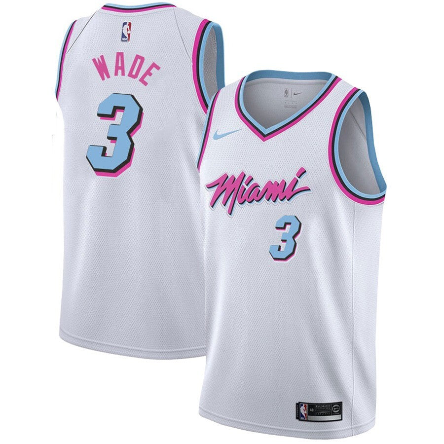 Mens Miami Heat Vice White Swingman Jersey