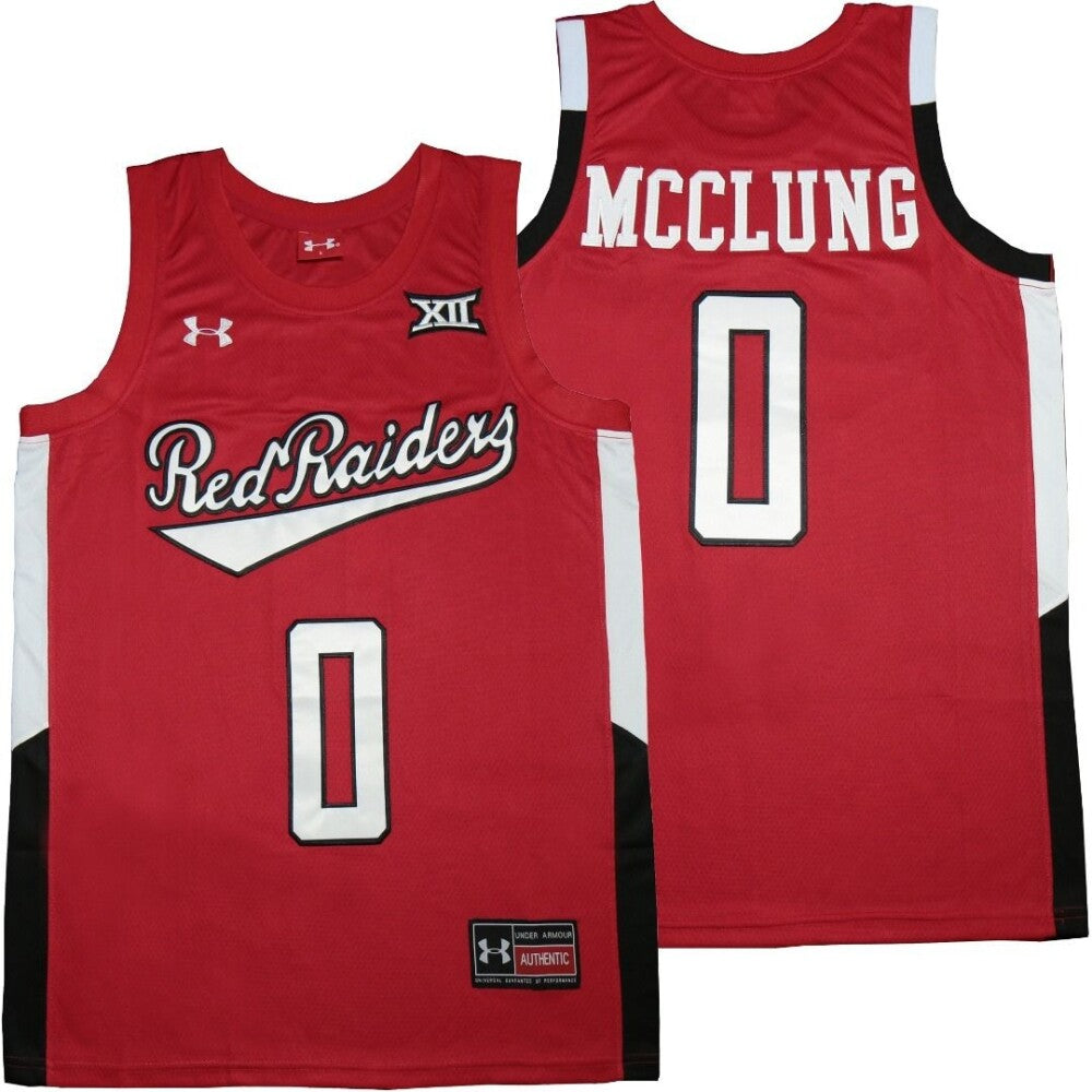 Texas Tech Red Riders Mac Mcclung 0 Red Jersey