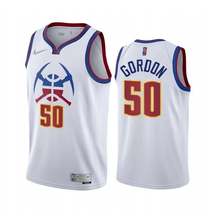 Aaron Gordon 50 Denver Nuggets Earned Edition White Jersey