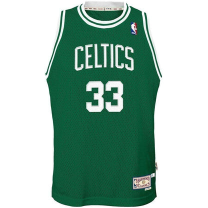 Larry Bird Boston Celtics Youth Hardwood Classics Throwback Jersey Kelly Green 2021