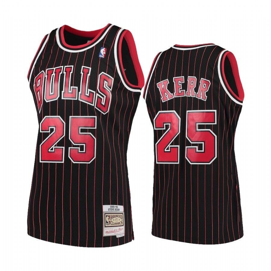 Chicago Bulls Steve Kerr Black Jersey