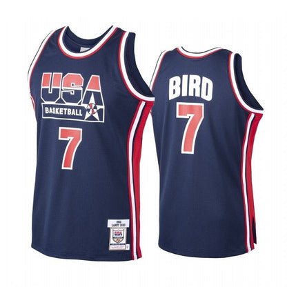 Usa Basketball Larry Bird Dream Team 1992 Olympics Basketball Home Jersey