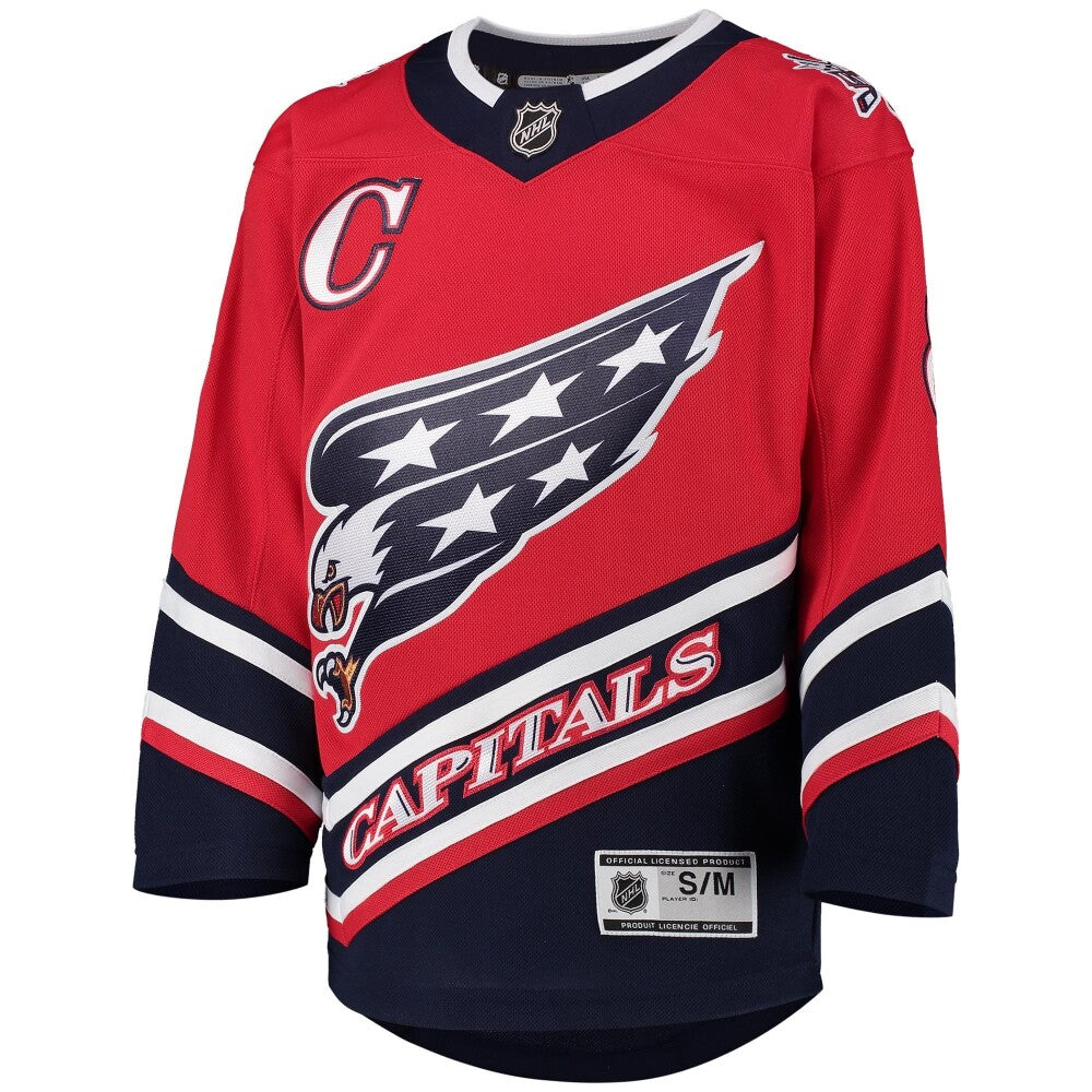 Youth Alexander Ovechkin Red Washington Capitals 2020/21  Premier Jersey