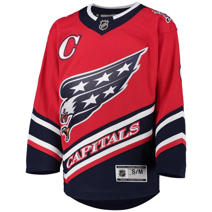 Youth Alexander Ovechkin Red Washington Capitals 2020/21  Premier Jersey