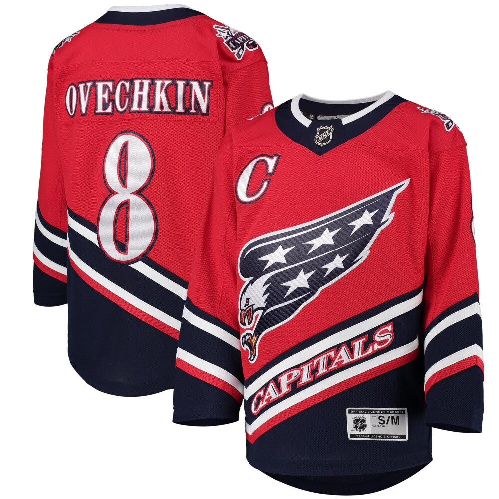 Youth Alexander Ovechkin Red Washington Capitals 2020/21  Premier Jersey