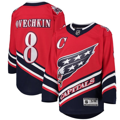 Youth Alexander Ovechkin Red Washington Capitals 2020/21  Premier Jersey