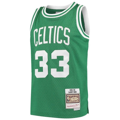 Larry Bird Boston Celtics Mitchell & Ness  Hardwood Classics Swingman Throwback Jersey - Kelly Green