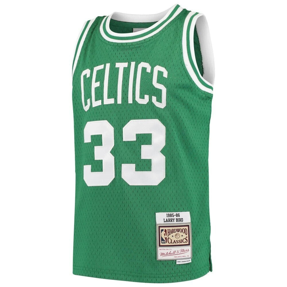 Larry Bird Boston Celtics Mitchell & Ness  Hardwood Classics Swingman Throwback Jersey - Kelly Green