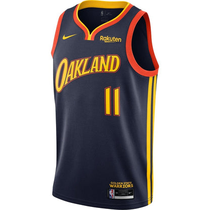 Men'S Nike Replica Replica Replica Klay Thompson Navy Golden State Warriors 2020/21 Swingman Badge Jersey - City Edition Oakland Forever
