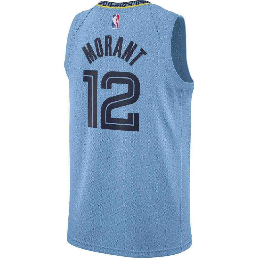 Ja Morant Memphis Grizzlies Jordan Brand 2020/21 Swingman Jersey - Statement Edition - Light Blue