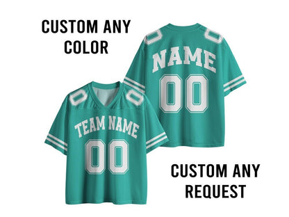 Personalized Football Jersey Shirt Custom Team Name & Number | American Football Game Day Jersey for Adults