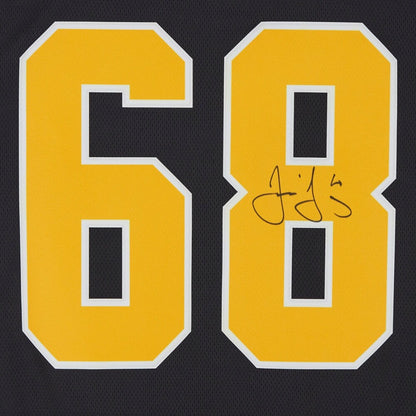 Jaromir Jagr Pittsburgh Penguins Fanatics  Autographed Fanatics 2021 Alternate Breakaway Jersey - Black