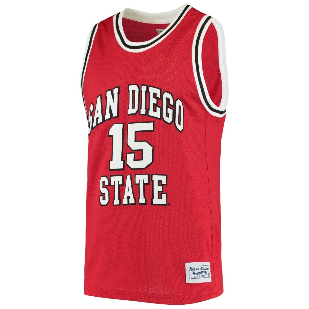 Kawhi Leonard San Diego State Aztecs Original Retro Brand Alumni Basketball Jersey - Red