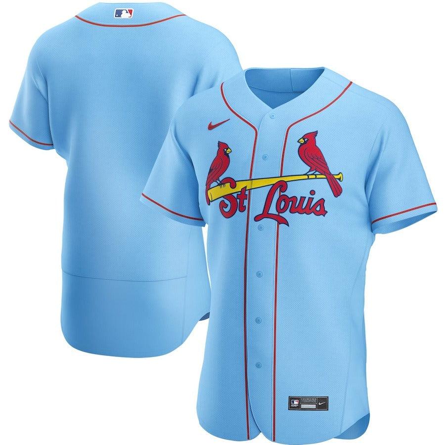 Mens St. Louis Cardinals Nike Replica Replica Replica Light Blue Alternate  Team Jersey