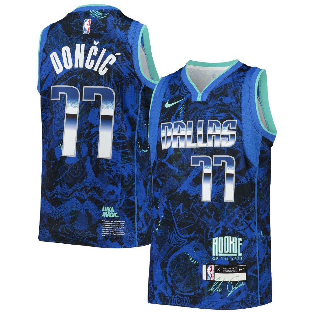 Luka Doncic Dallas Mavericks Nike Replica Replica Replica  Select Series MVP Swingman Jersey - Blue