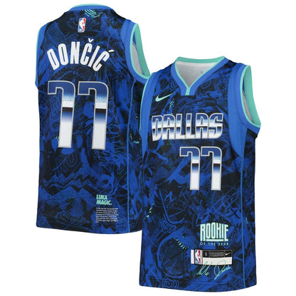Luka Doncic Dallas Mavericks Nike Replica Replica Replica  Select Series MVP Swingman Jersey - Blue