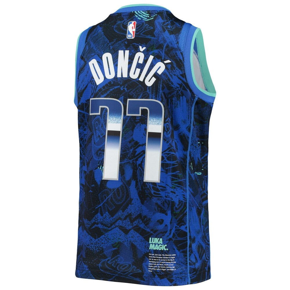 Luka Doncic Dallas Mavericks Nike Replica Replica Replica  Select Series MVP Swingman Jersey - Blue
